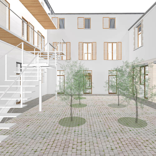 Olivier Roux - Real estate complex, Aubervilliers